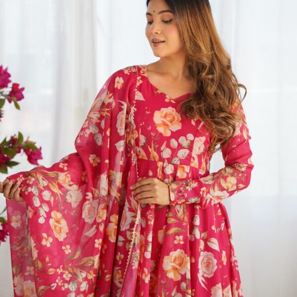 The Elegant Anarkali suit