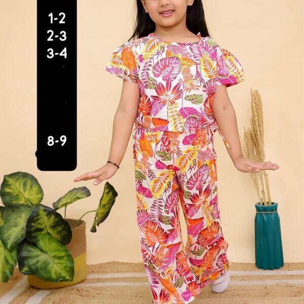 Summer Floral Cotton Coord Set – Stylish & Breezy Two-Piece Outfit